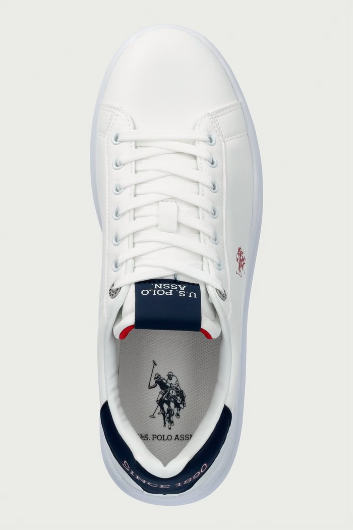 CODY010C tenisice za muškarce od kože U.S. Polo Assn. CODY010M.GY4.WHIDBL14 bijela