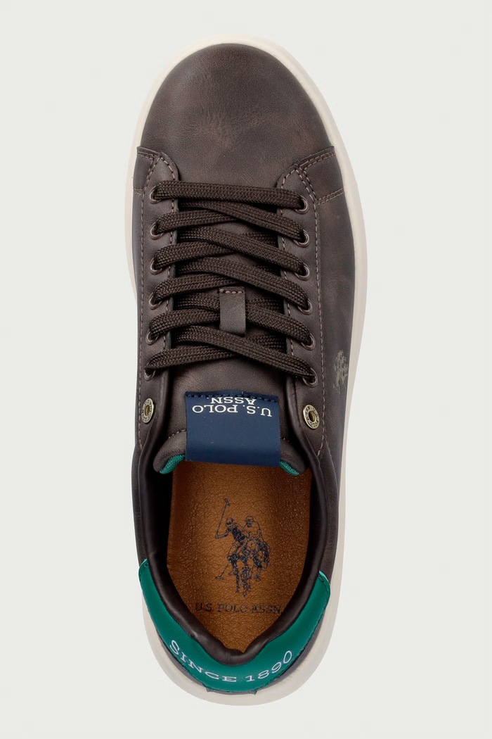 CODY010C sneakers Ανδρικά U.S. Polo Assn. CODY010M.GY4.DBR003 καφέ