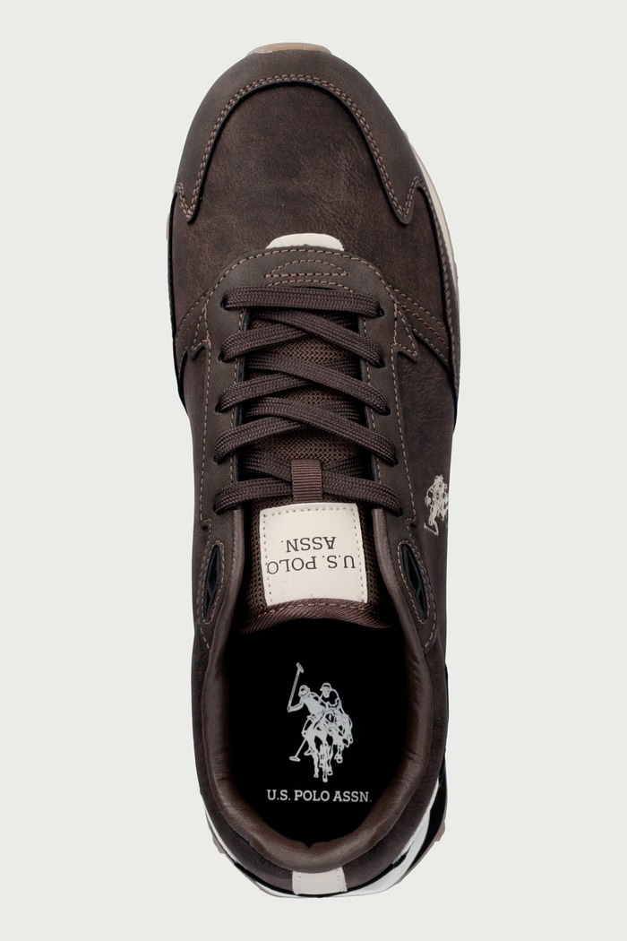 APRIL001 tenisice za muškarce U.S. Polo Assn. APRIL001M.GUT1.DBR smeđa