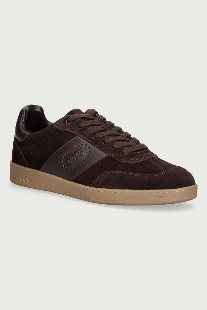 Liu Jo PARKER 01 sneakers pánske kožené hnedá 7G6005PX310S3365