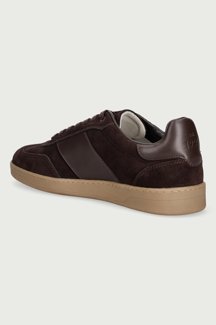 Obuv Liu Jo PARKER 01 sneakers pánske kožené 7G6005PX310S3365 hnedá