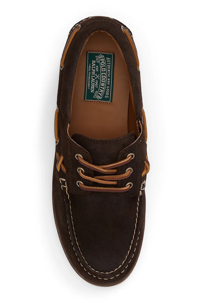 Obuća Polo Ralph Lauren Mokasinke za muškarce od kože Ranger Deck 812P15866001.200 smeđa