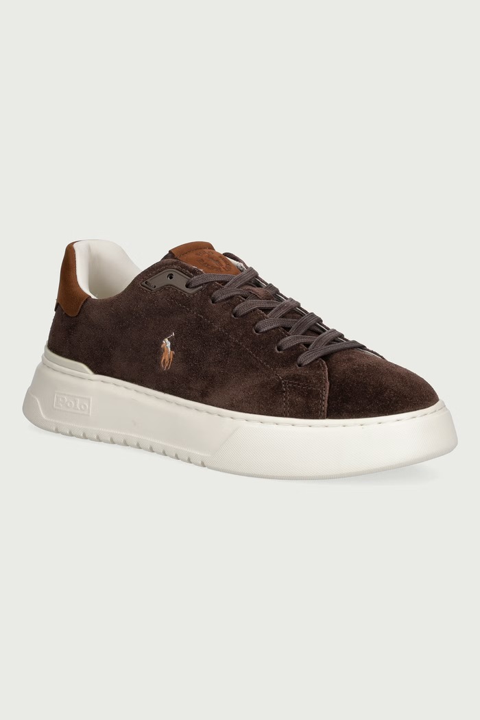 Polo Ralph Lauren Rlite Court superge moške semišaste rjava 809P15729001.201