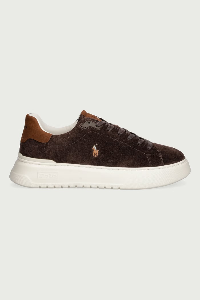 Polo Ralph Lauren Rlite Court superge moške semišaste 809P15729001.201 rjava AW26