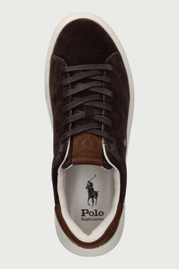 Rlite Court superge moške semišaste Polo Ralph Lauren 809P15729001.201 rjava