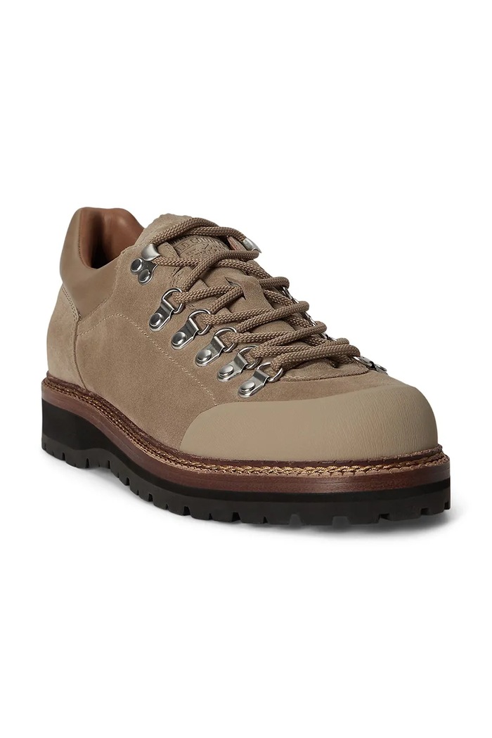 Polo Ralph Lauren Poltopánky pánske kožené Polo Alp Low 812P15877002.200 béžová AW26