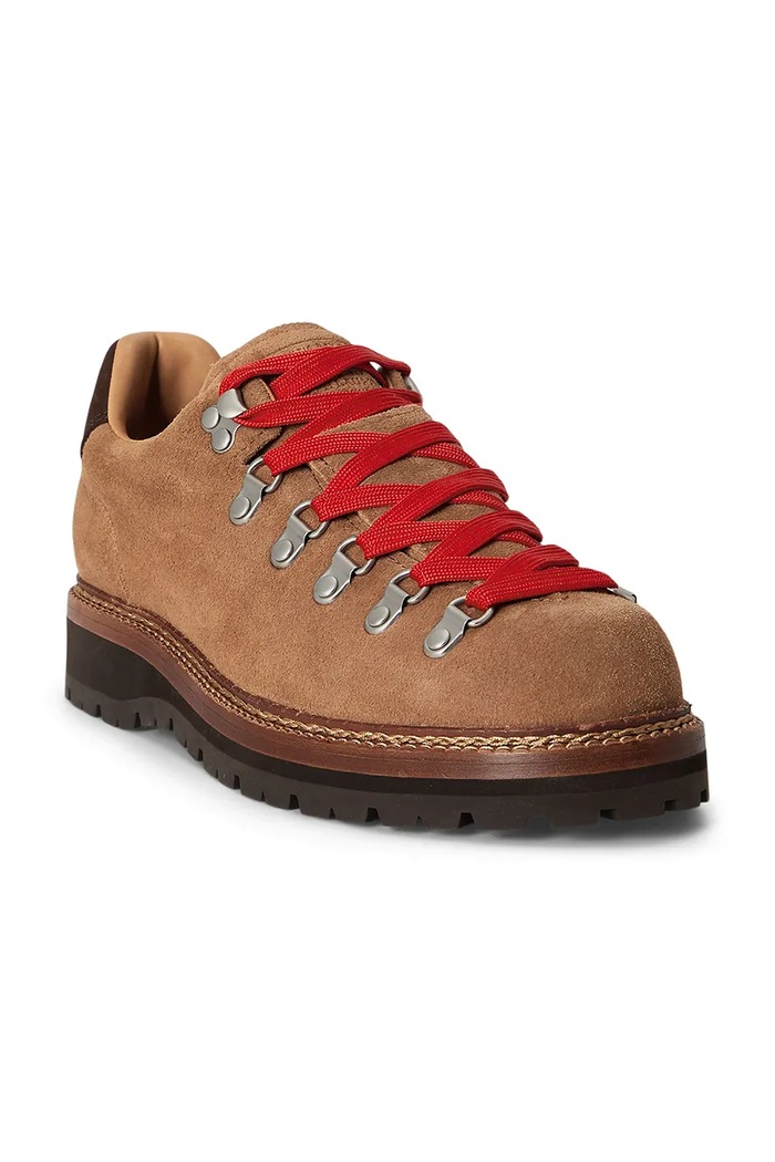 Polo Ralph Lauren Cipele za muškarce od brušene kože Polo Alp Lv2 812P15876001.250 bež AW26