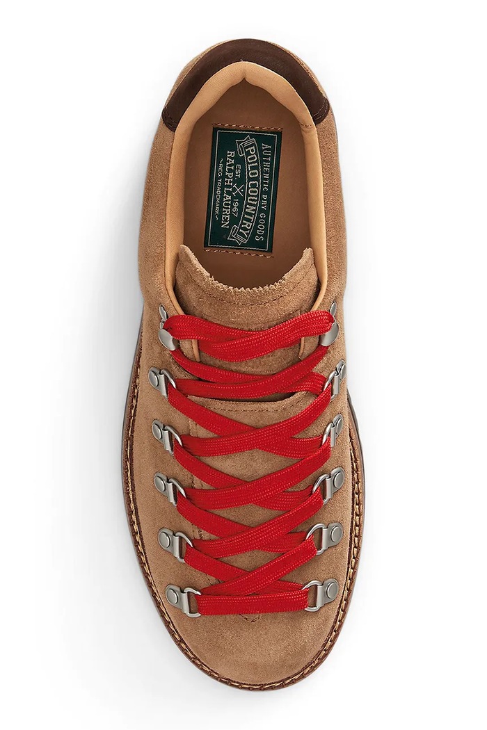 Obuća Polo Ralph Lauren Cipele za muškarce od brušene kože Polo Alp Lv2 812P15876001.250 bež