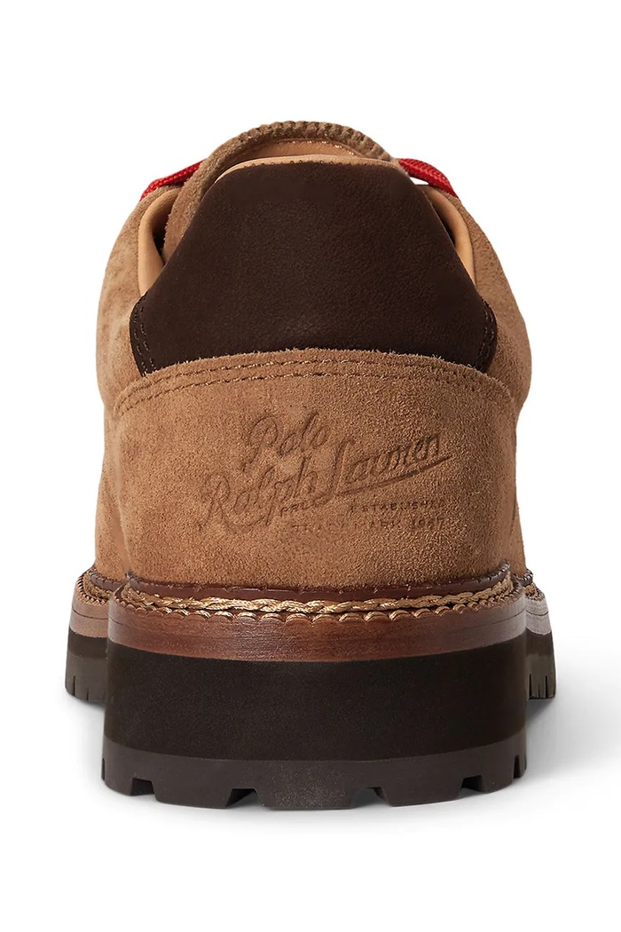 Cipele za muškarce od brušene kože Polo Alp Lv2 Polo Ralph Lauren 812P15876001.250 bež