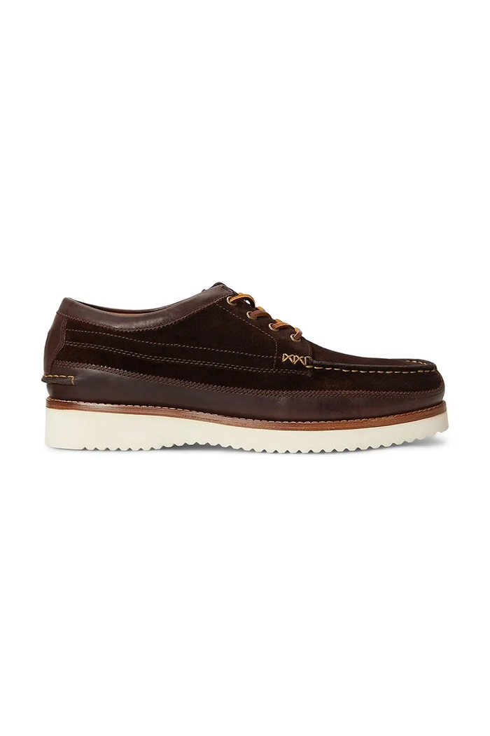 Polo Ralph Lauren Sneakers ανδρικά δερμάτινα Ranger Wb Lo καφέ 812P15874001.200
