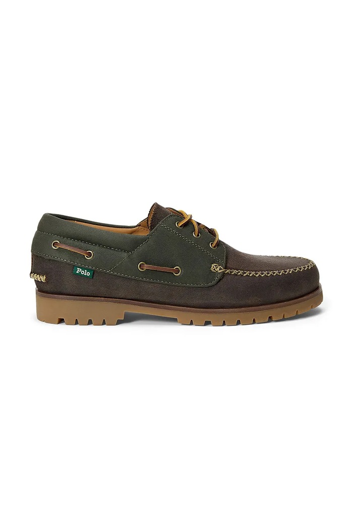 Polo Ralph Lauren Mokasinke za muškarce od kože Ranger Deck smeđa 812P15864001.200