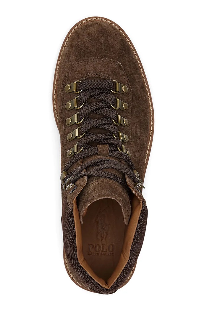 Topánky pánske kožené Alpn Bt Lite Polo Ralph Lauren 812945354002.200 hnedá