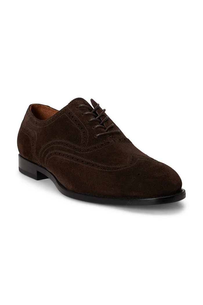 Polo Ralph Lauren Polčevlji moški semišasti Owen Wingtip 811P15884001.200 rjava AW26