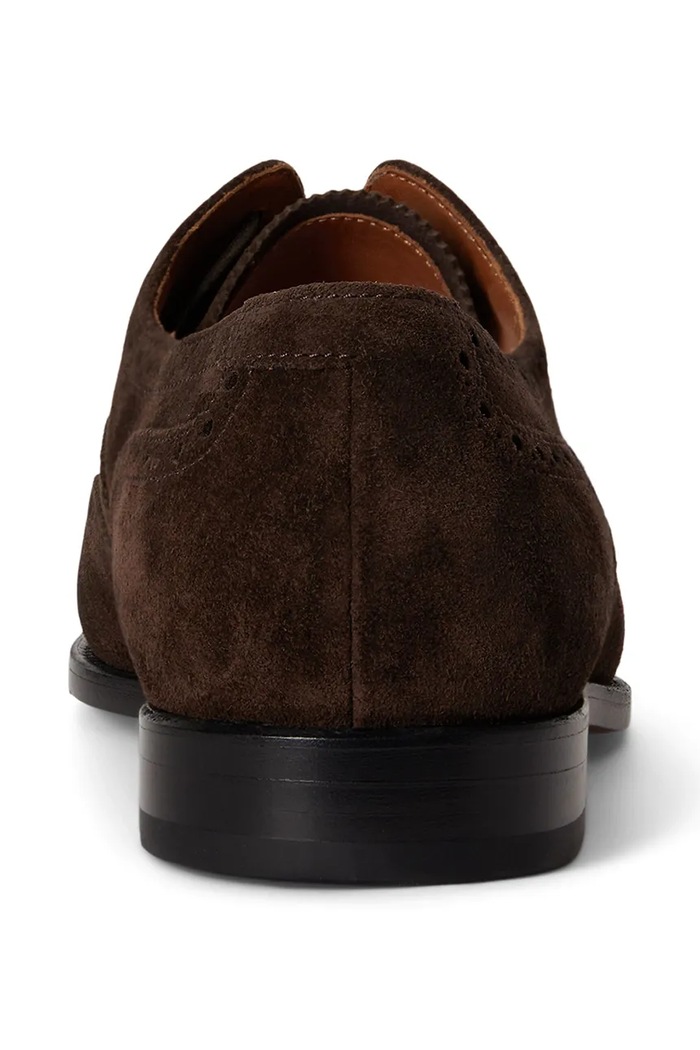 Polčevlji moški semišasti Owen Wingtip Polo Ralph Lauren 811P15884001.200 rjava