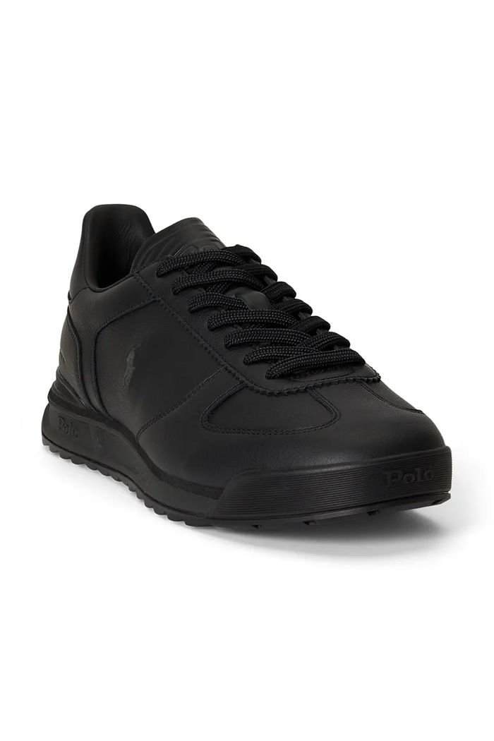 Polo Ralph Lauren Varick Sig sneakers pánske kožené 809P17877001.001 čierna AW26