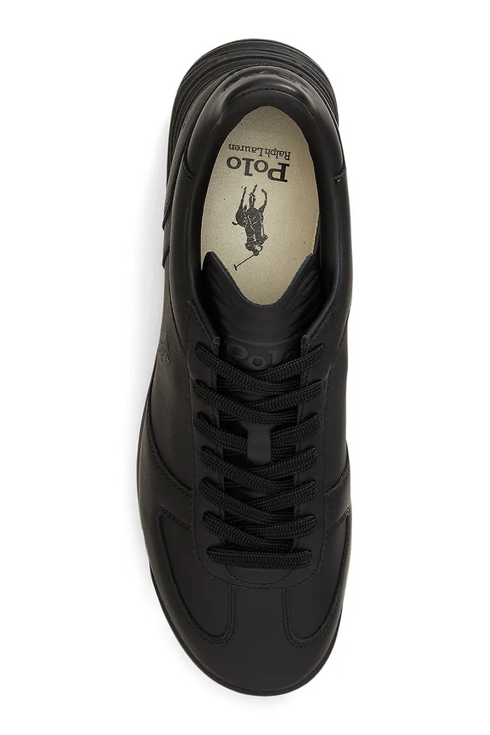 Obuv Polo Ralph Lauren Varick Sig sneakers pánske kožené 809P17877001.001 čierna