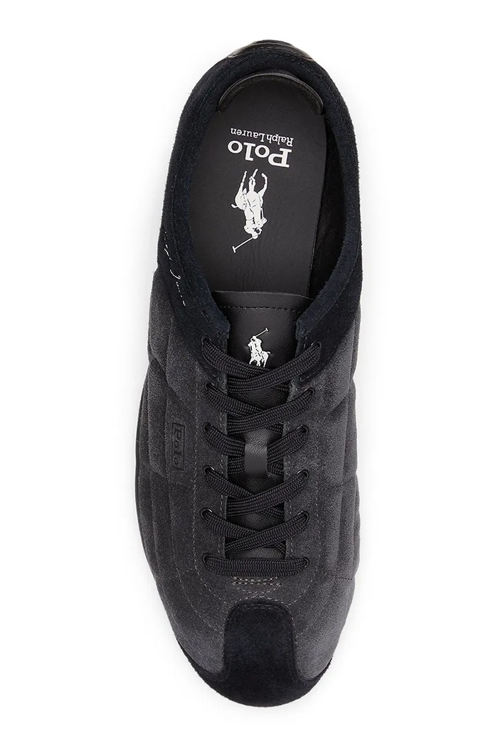 Polo Ralph Lauren Ralph L Rcer tenisice za muškarce od brušene kože crna 809P15759001.001