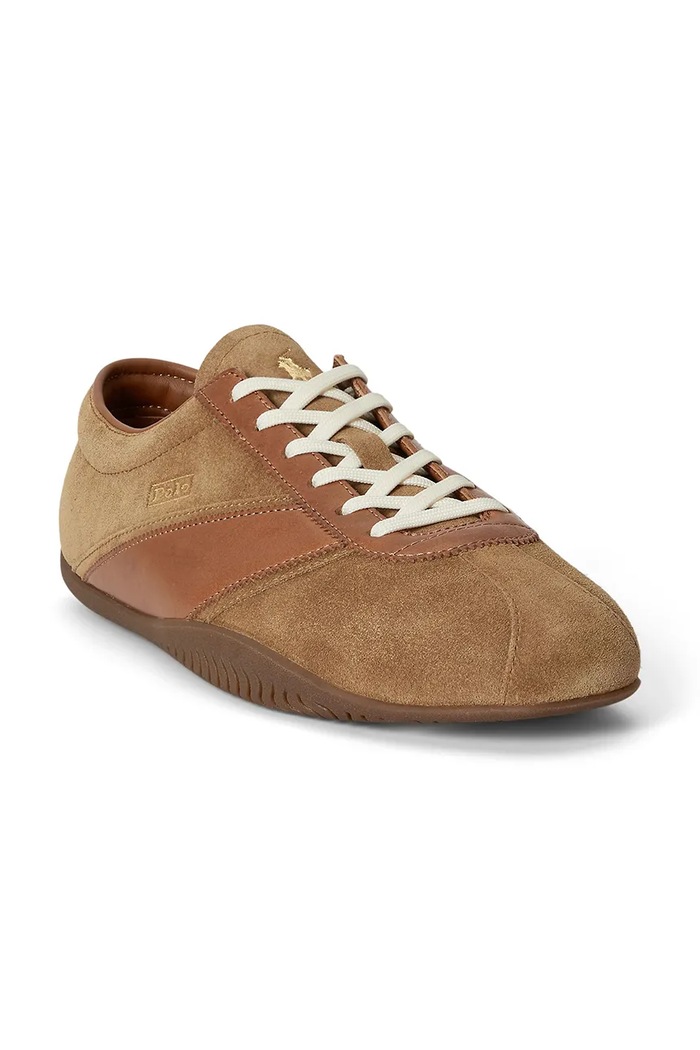 Polo Ralph Lauren Ralph L Rvec sneakers ανδρικά σουέτ 809P15755001.270 καφέ AW26
