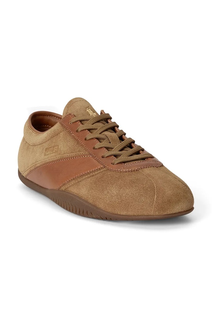 Παπούτσια Polo Ralph Lauren Ralph L Rvec sneakers ανδρικά σουέτ 809P15755001.270 καφέ