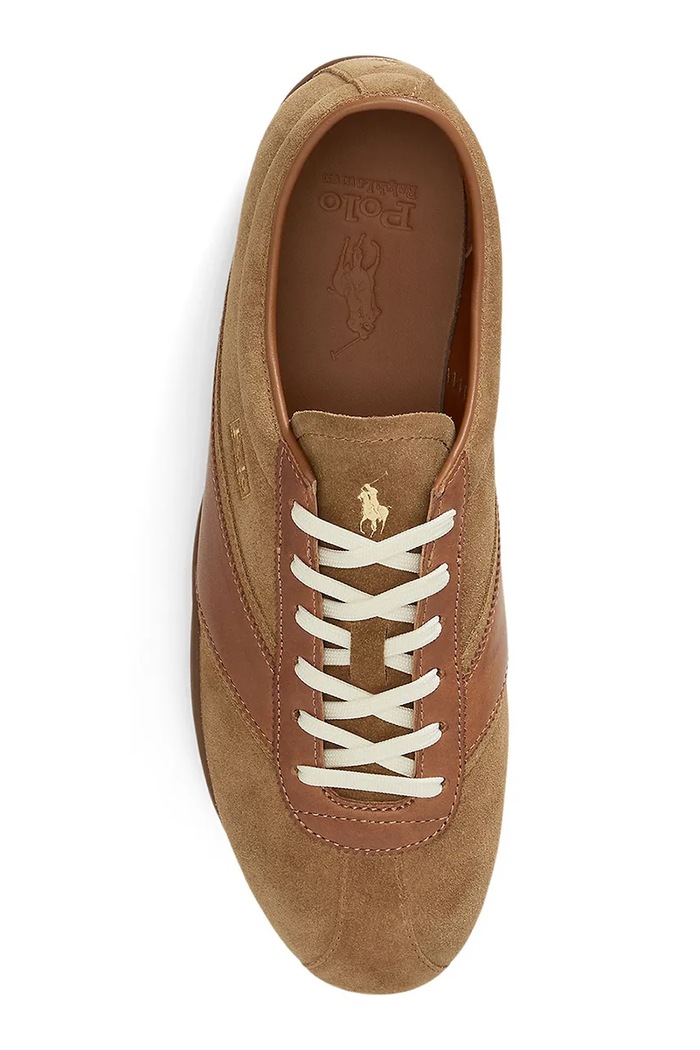 Polo Ralph Lauren Ralph L Rvec sneakers ανδρικά σουέτ καφέ 809P15755001.270