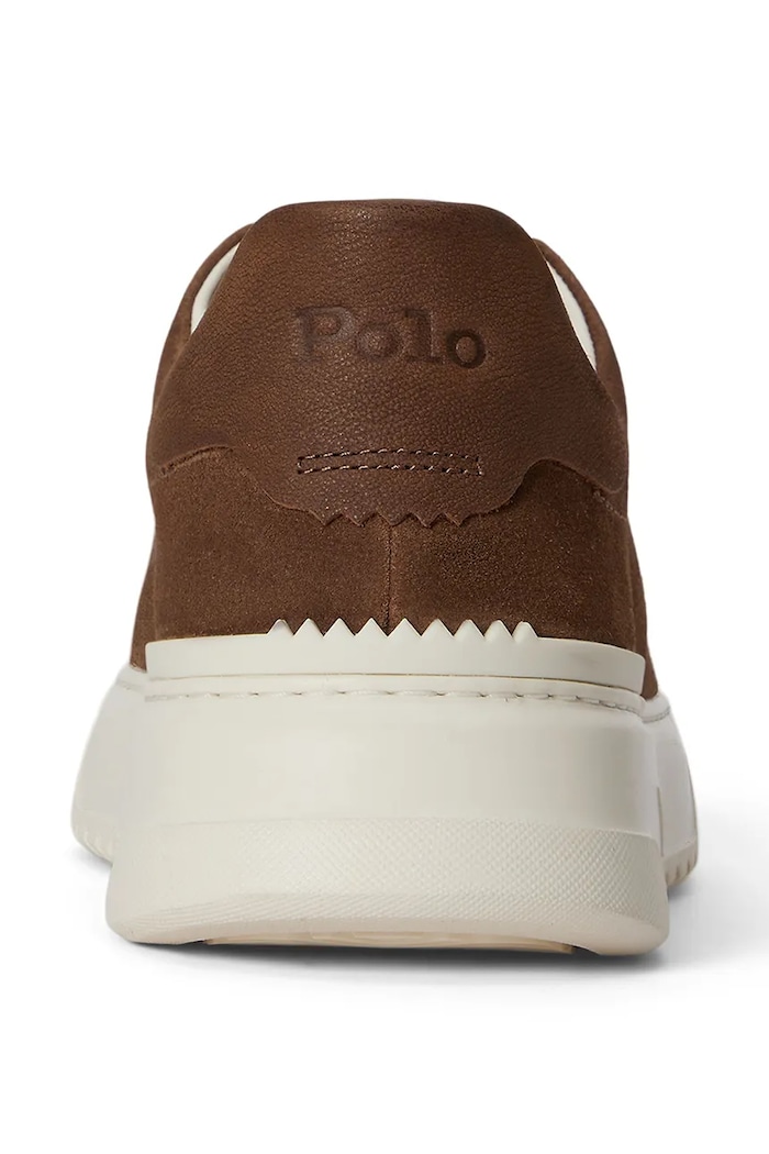 Rlite Court tenisice za muškarce od brušene kože Polo Ralph Lauren 809P15729003.200 smeđa