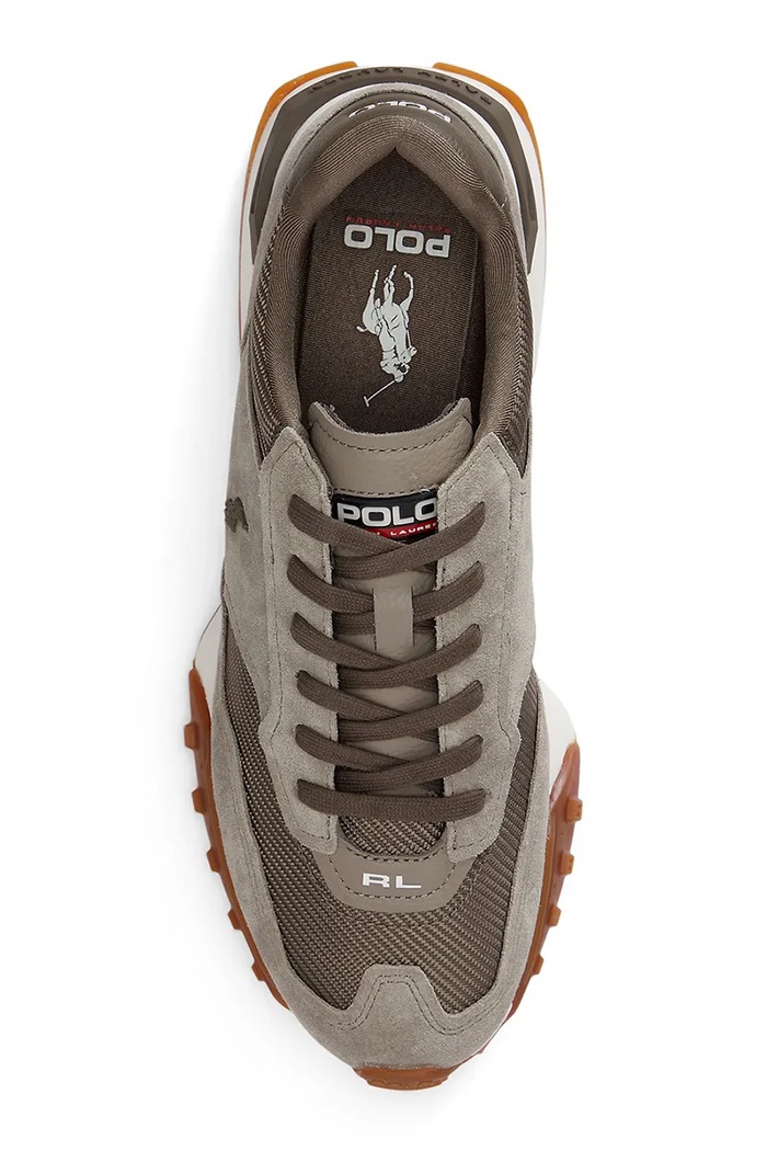 Obuv Polo Ralph Lauren Eldridge sneakers pánske kožené 809P15701003.020 sivá