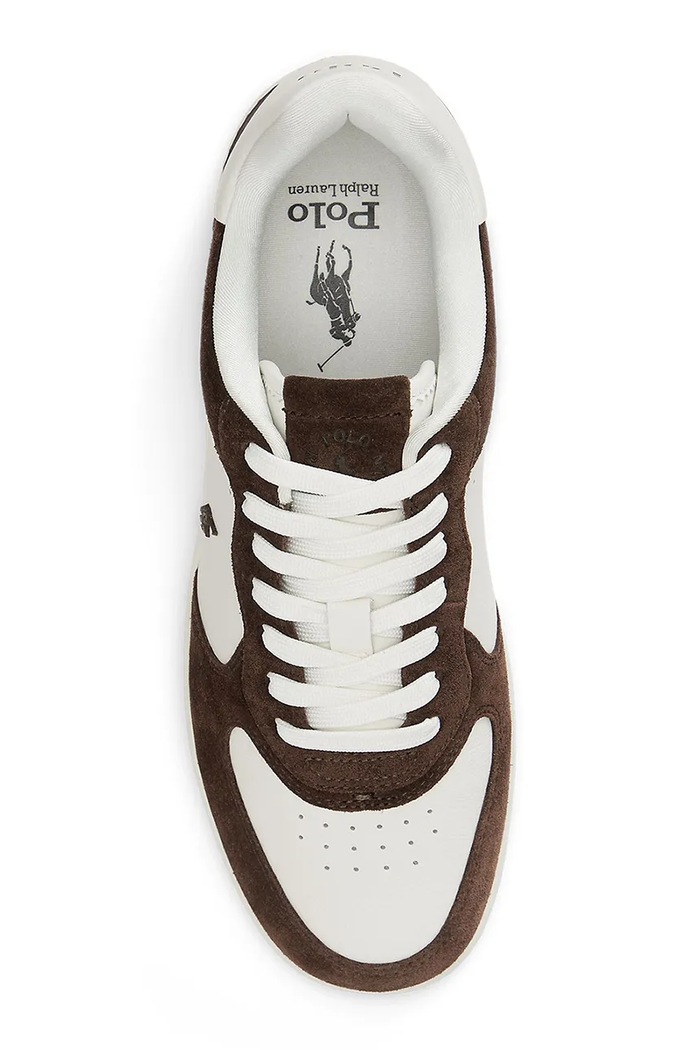 Obuća Polo Ralph Lauren Masters Crt tenisice za muškarce od kože 809P15491002.101 bijela