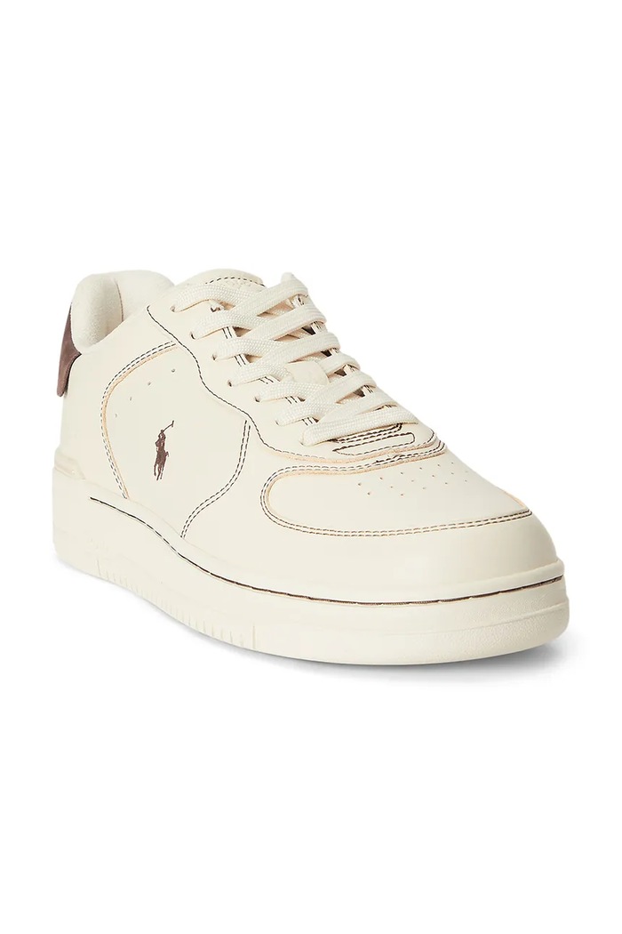 Polo Ralph Lauren Masters Crt tenisice za muškarce od kože 809P15490002.101 bež AW26