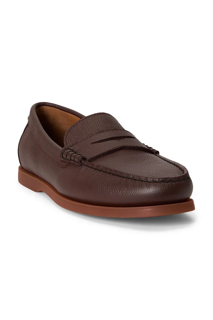 Polo Ralph Lauren Mokasinke za muškarce od kože Merton Penny 803P15850002.201 smeđa AW26