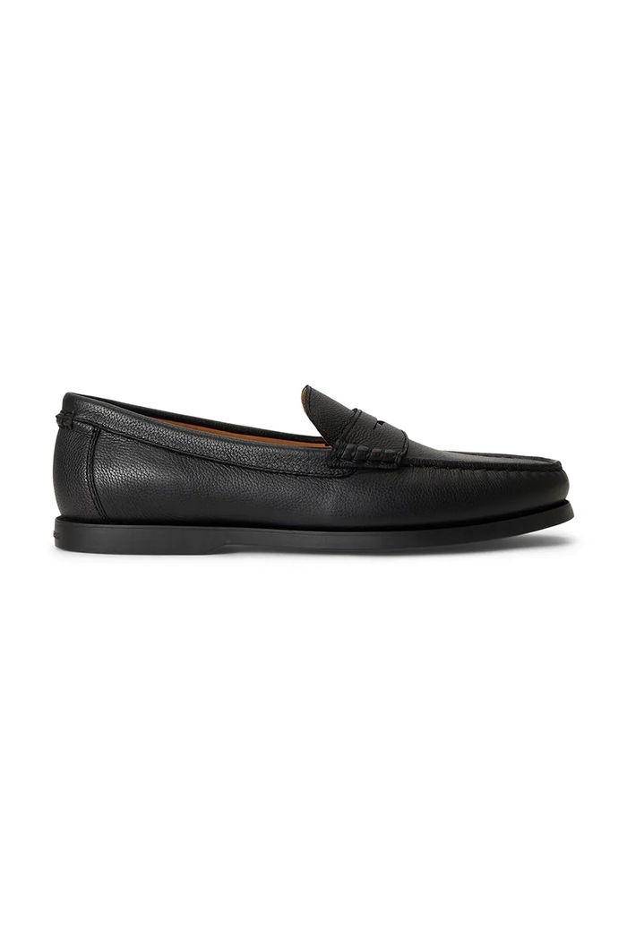 Polo Ralph Lauren Loafery pánske kožené Merton Penny čierna 803P15850001.001