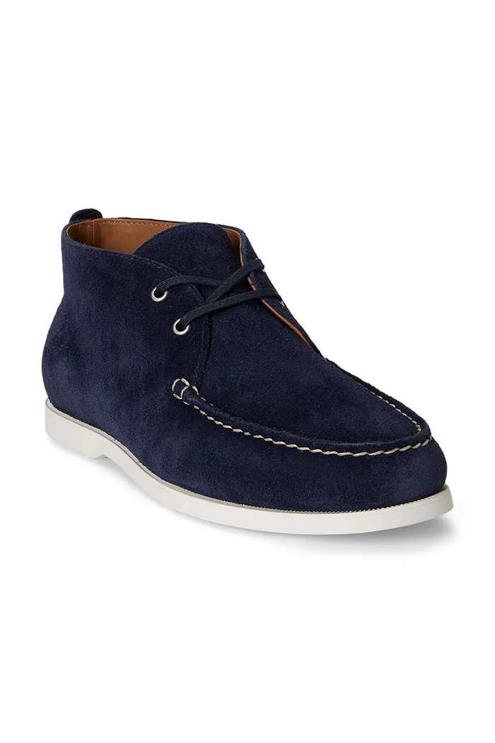 Polo Ralph Lauren Poltopánky pánske semišové Merton Chuka 803P07648003.410 tmavomodrá AW26