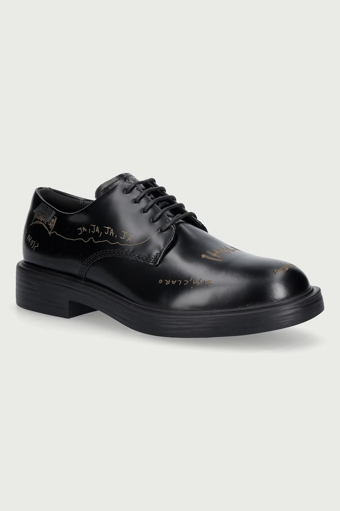 Camper Pantofi pentru bărbați din piele TWS K100979.020 negru AW26