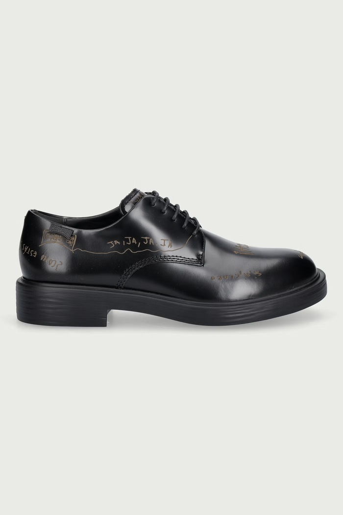 Încălțăminte Camper Pantofi pentru bărbați din piele TWS K100979.020 negru