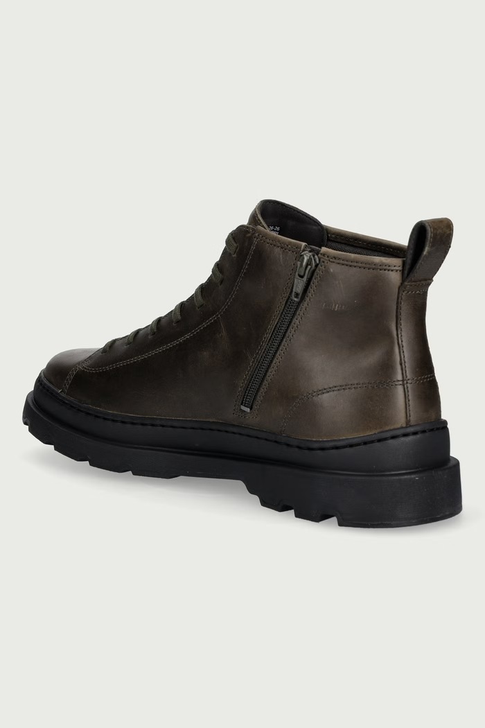 Obuv Camper Topánky pánske kožené Brutus+ K300535.007 zelená