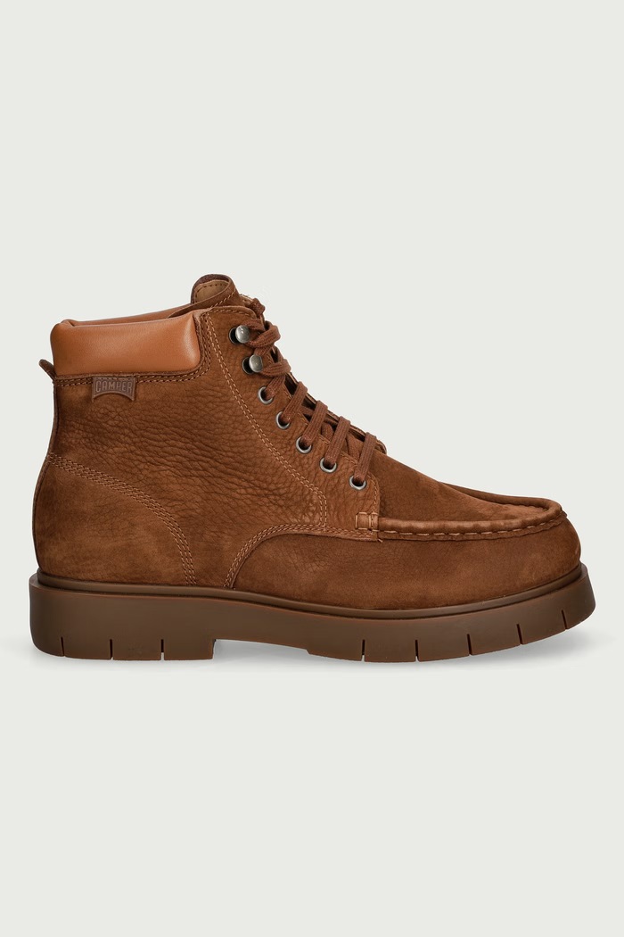 Camper Ghete de drumeție pentru bărbați din nubuc Alaro K300553.003 maro AW26