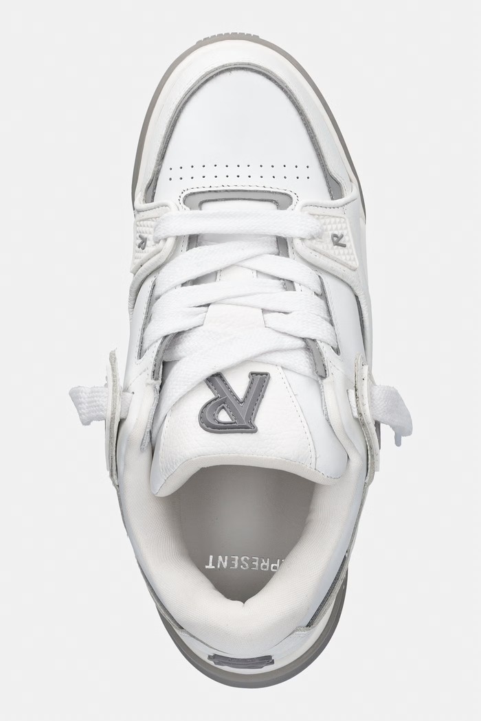 Represent sneakersy męskie skórzane biały MLM9754