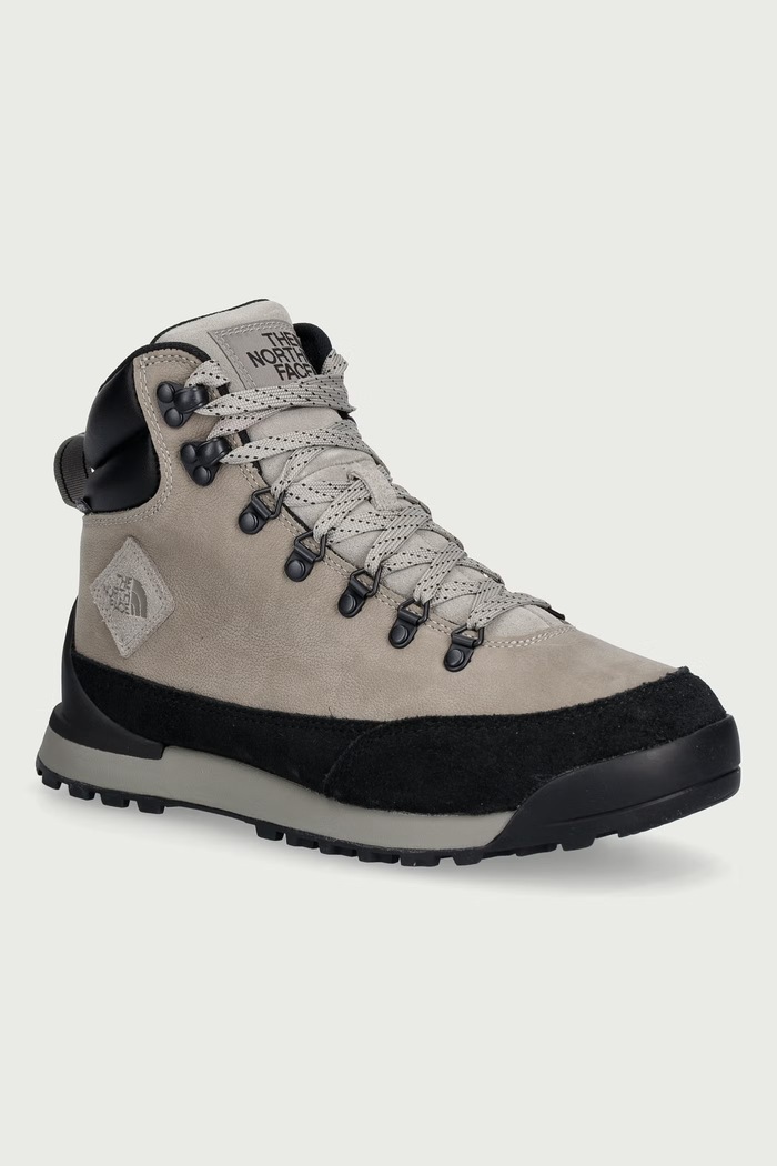 The North Face Back to Berkeley IV Leather μπότες χιονιού Ανδρικές δερμάτινες μπεζ NF0A817QBI41