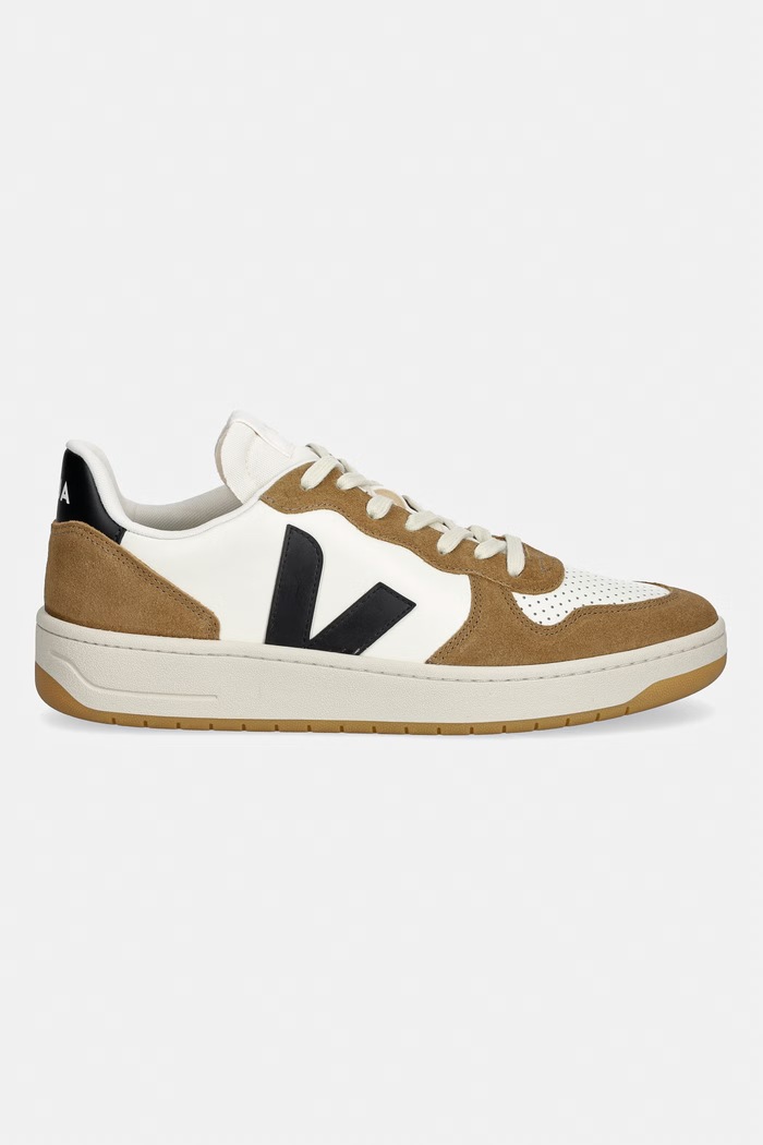 Veja V-10 LEATHER sneakers da uomo VI0221444B marrone AW26