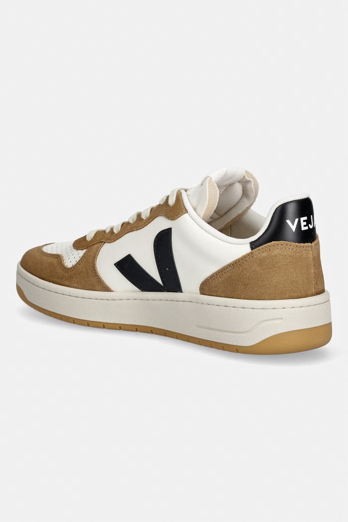 Scarpe Veja V-10 LEATHER sneakers da uomo VI0221444B marrone
