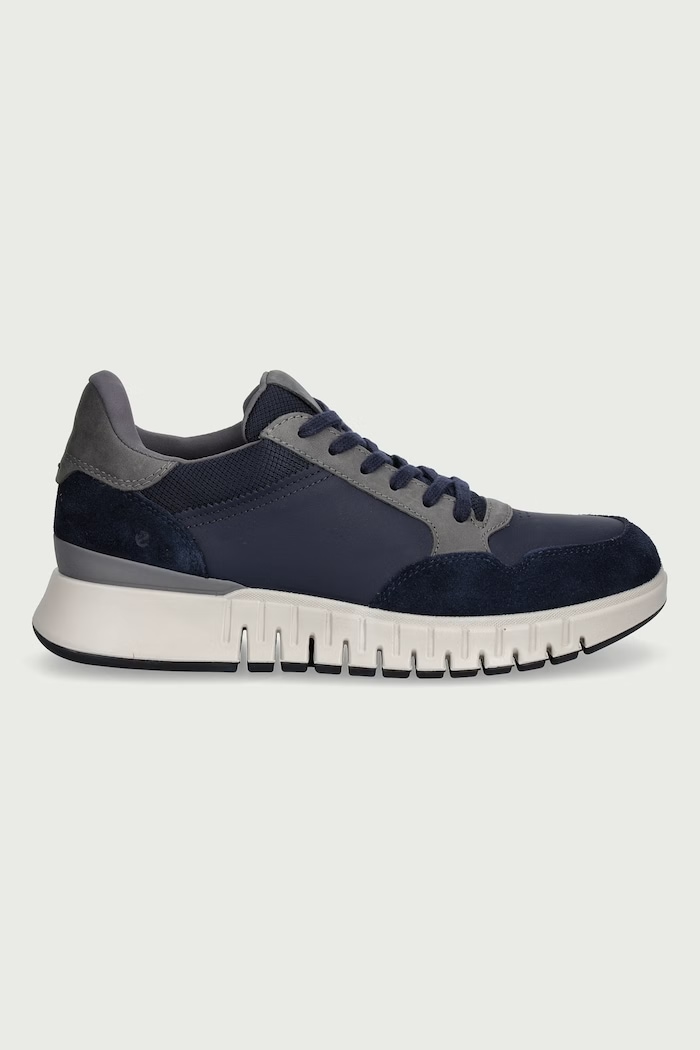 Ecco Gruuv Studio sneakers pánske kožené 512344.60033 tmavomodrá AW26