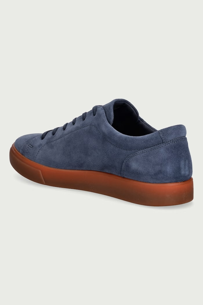 Obuwie Ecco Soft 10 sneakersy męskie zamszowe 560114.05415 granatowy