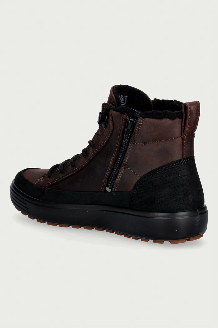 Obuv Ecco Turistické topánky pánske kožené Soft 7 Tred W 450444.59325 hnedá