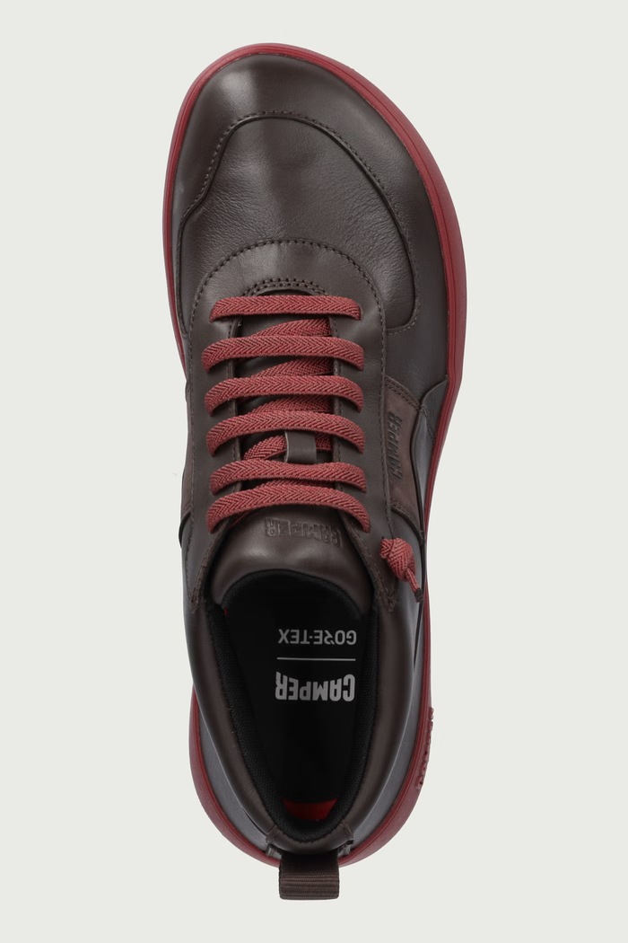 Peu Serra sneakers ανδρικά δερμάτινα Camper K300561.005 καφέ