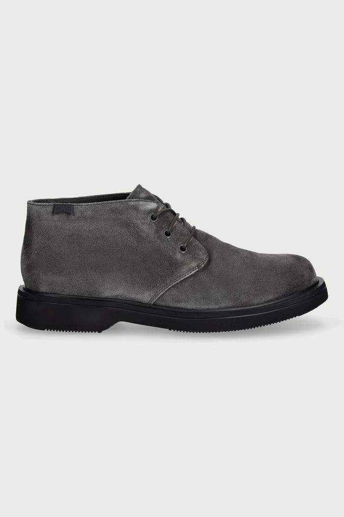 Camper Cipele za muškarce od brušene kože Norman K300513.003 siva AW26