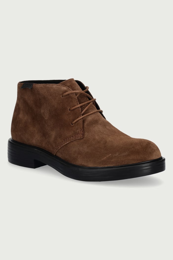 Camper Παπούτσια Ανδρικά σουέτ Dean καφέ K300493.007