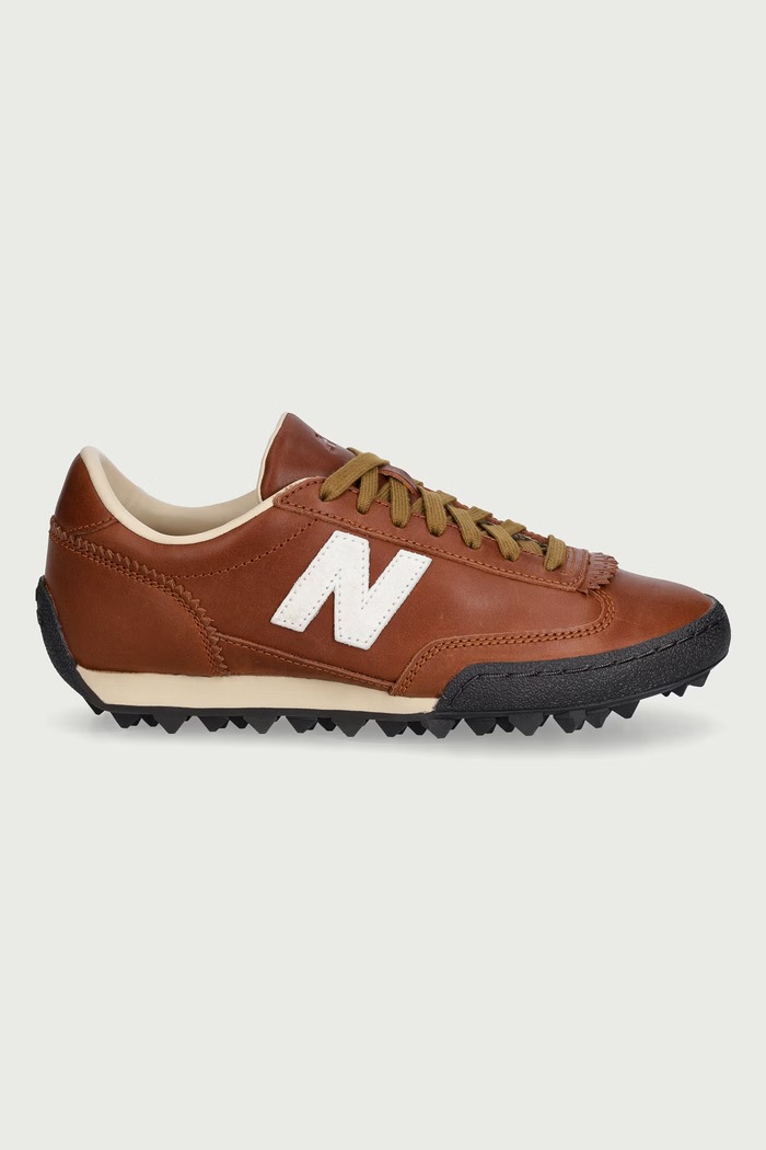 New Balance Sneakersy męskie skórzane UGTRS2AN brązowy AW26