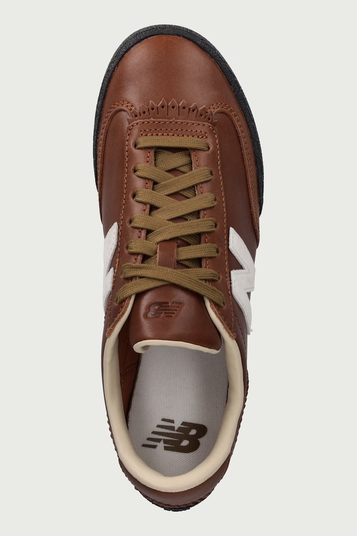 Sneakersy męskie skórzane New Balance UGTRS2AN brązowy