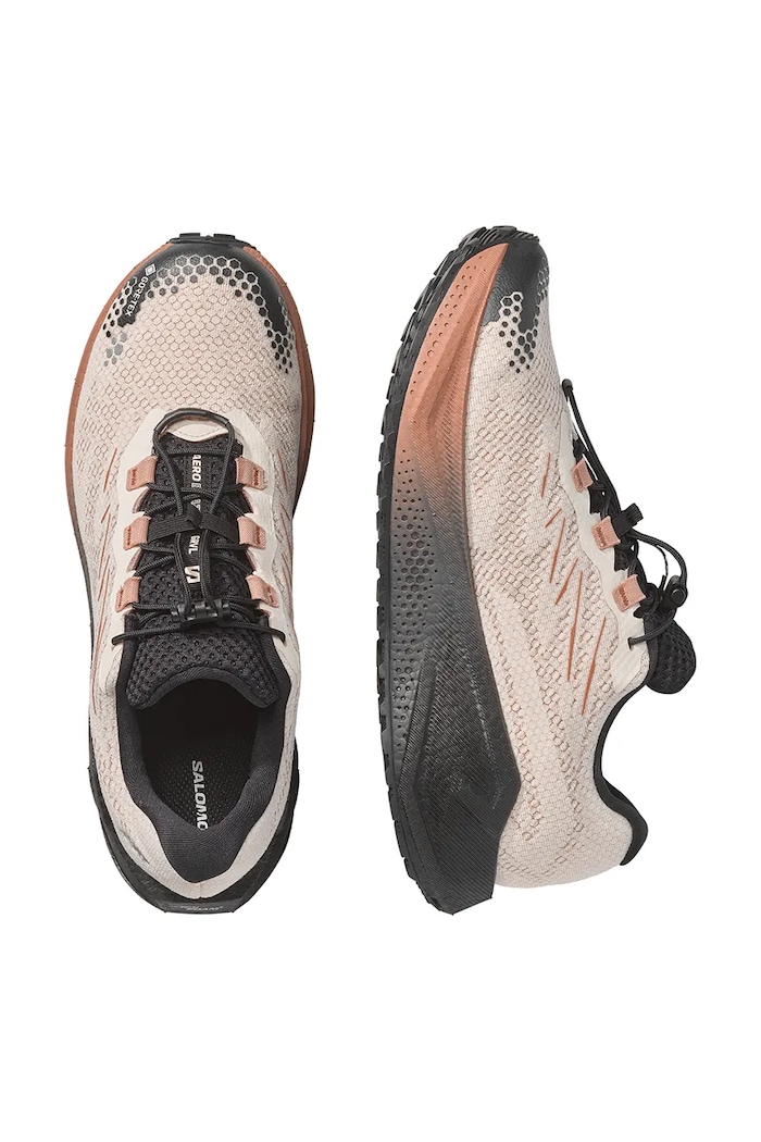 Buty do biegania męskie AERO BLAZE 4 GRVL GTX Salomon L45403200 beżowy