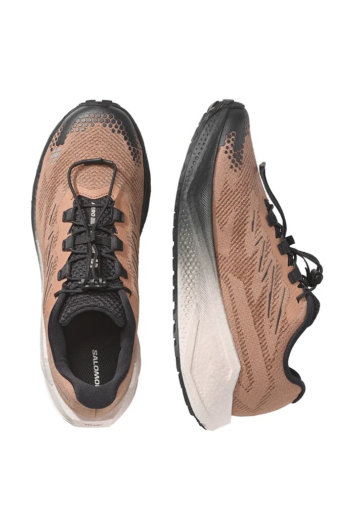 Buty do biegania męskie AERO BLAZE 4 GRVL Salomon L45400500 brązowy