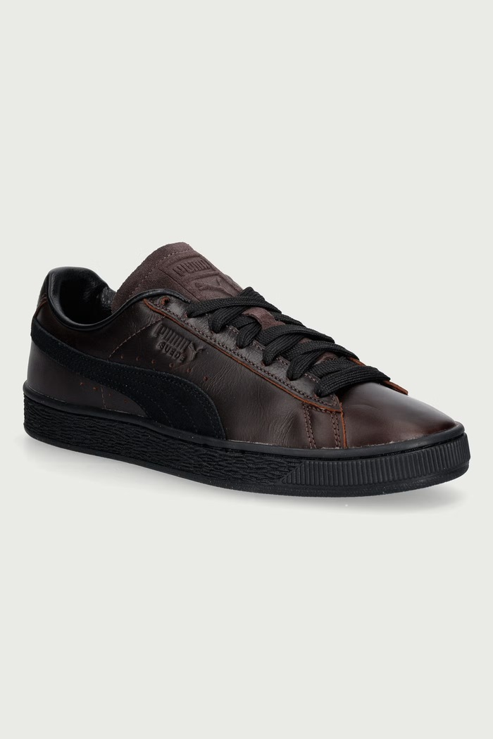 Puma Suede Dressed sneakersy męskie skórzane brązowy 408831